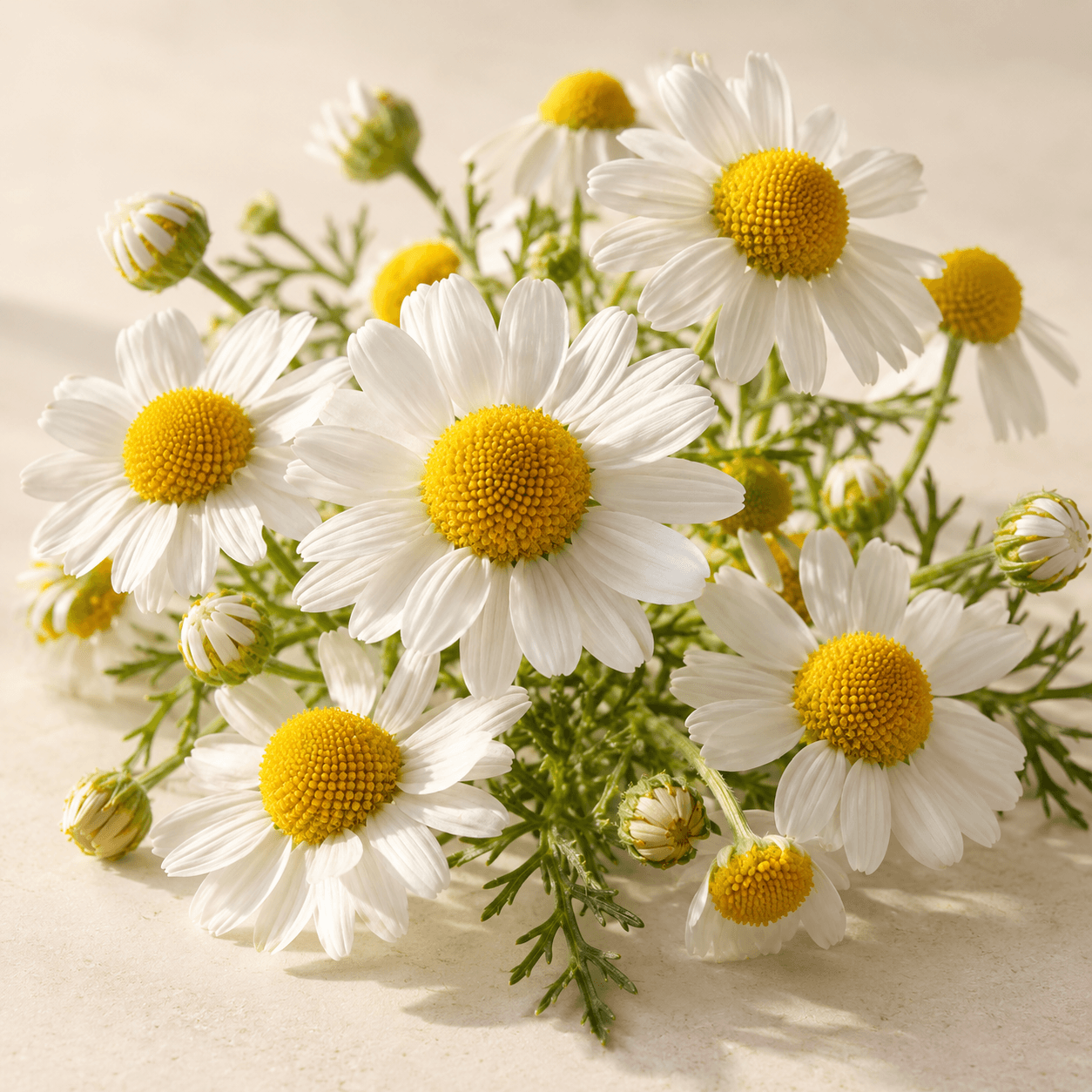 Illustration of chamomile extract