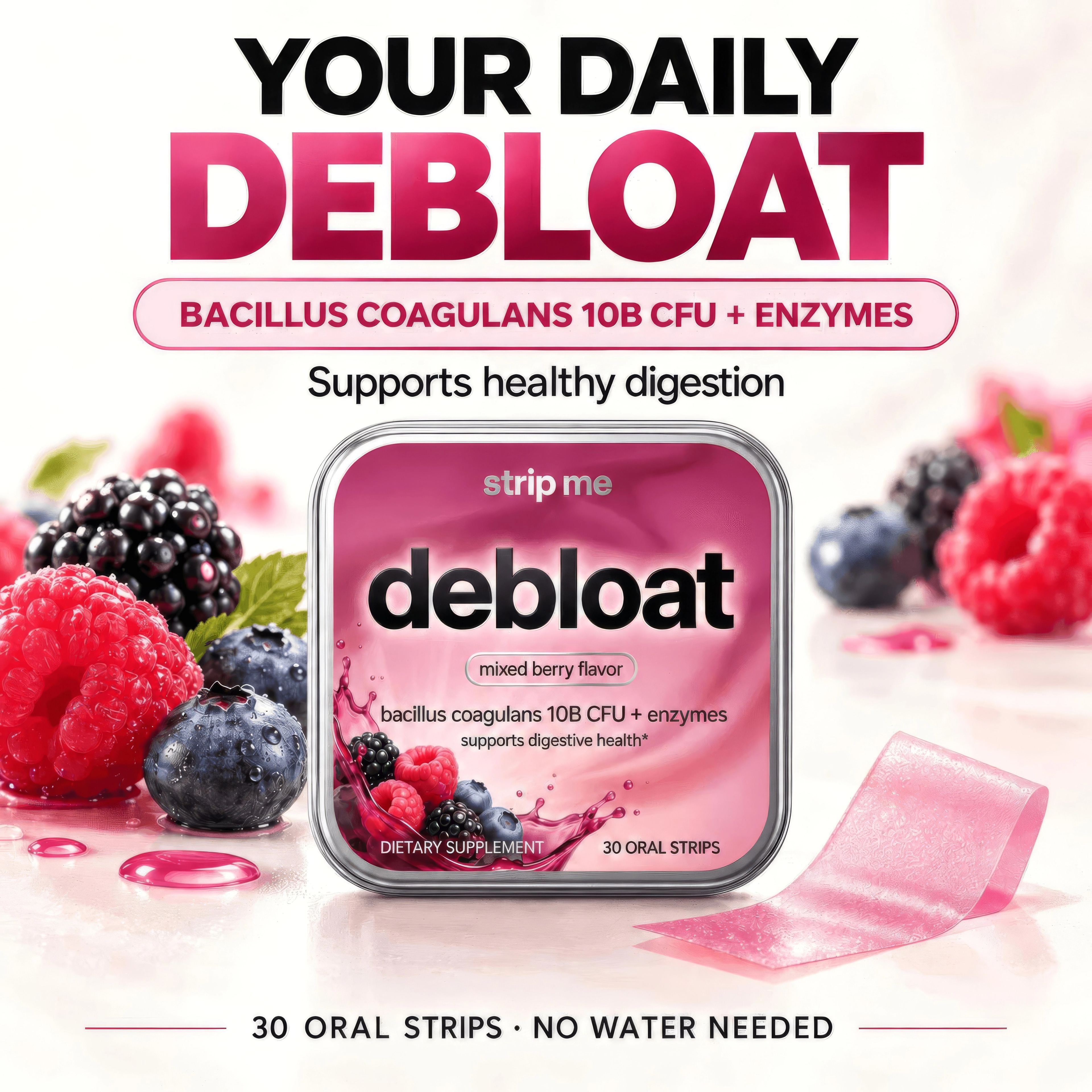 debloat · enzymes + gut health — ingredient overview