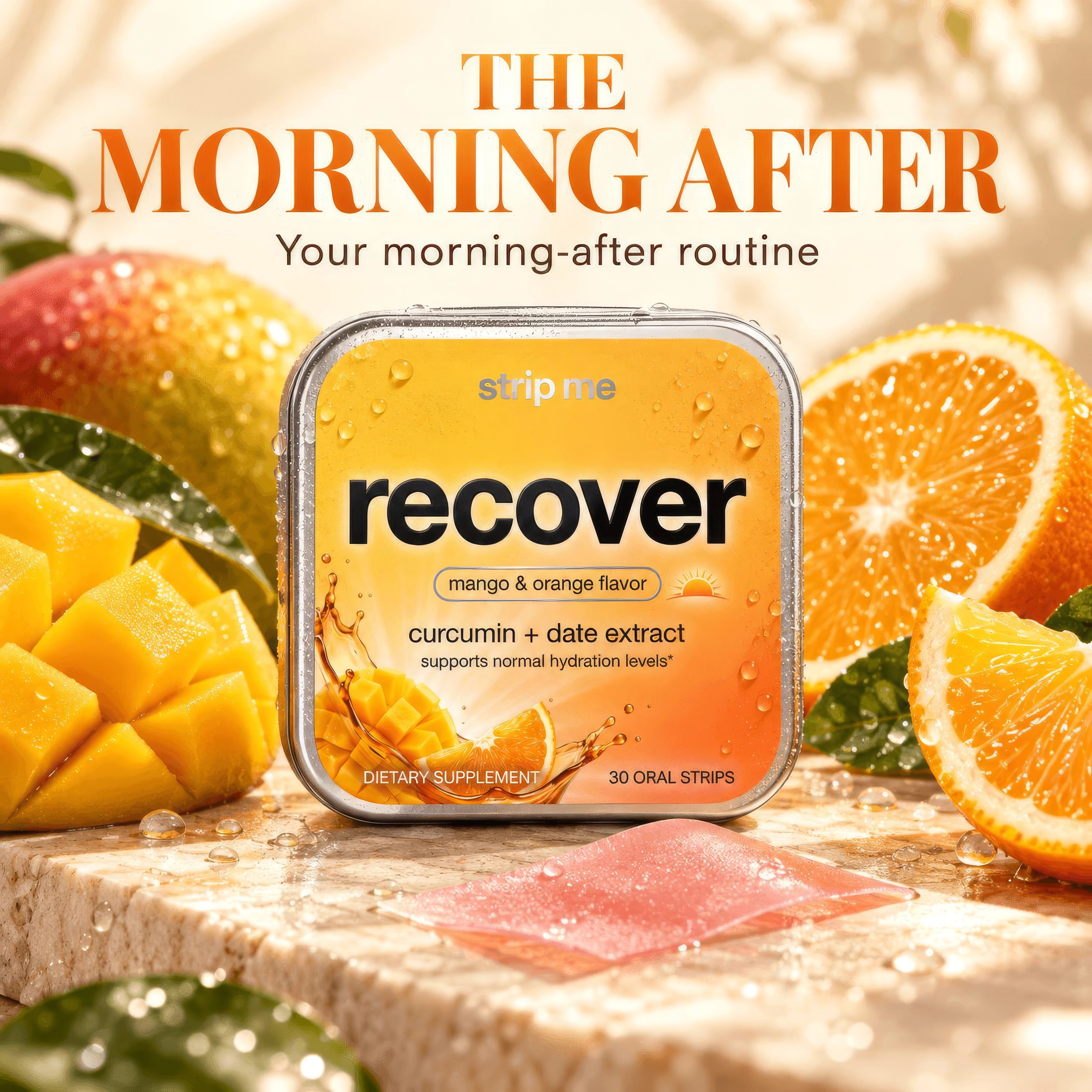 recover · morning-after support — product close-up