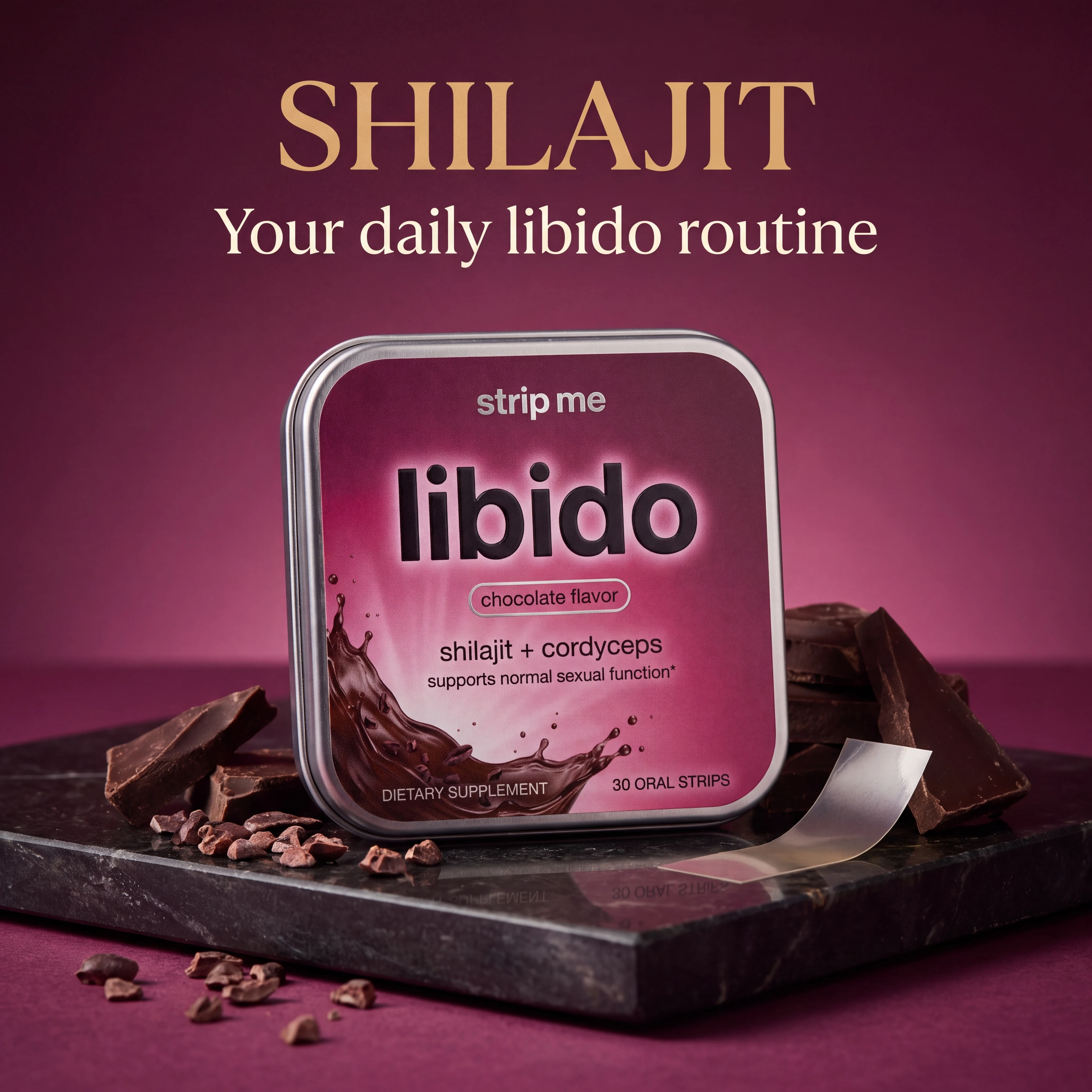 libido · shilajit + cordyceps — product close-up